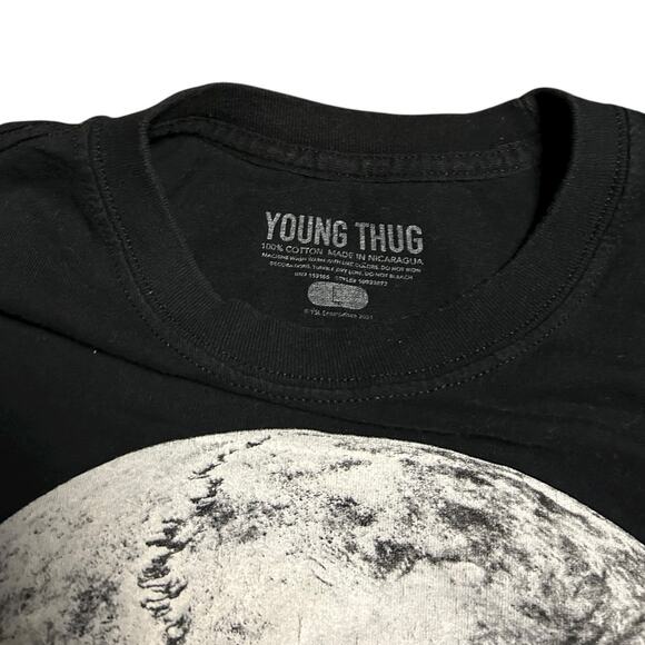 Young Thug Thugger 2017 UK Tour Skull Rap Long Sleeve Shirt - Picture 3 of 3